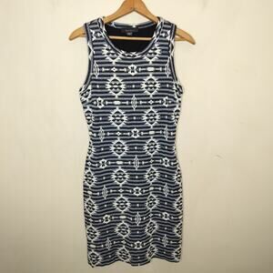 Karen Kane Tank Dress Aztec Geo Sleeveless Stretch